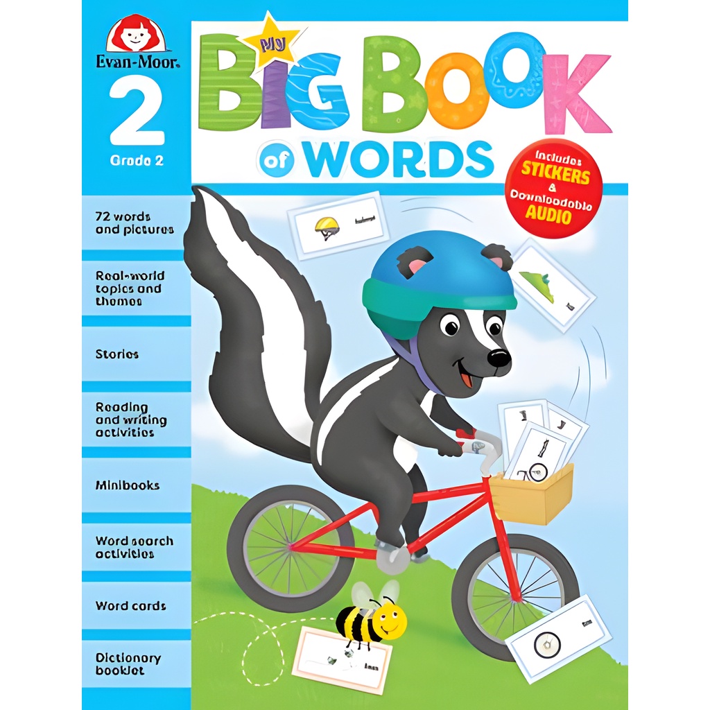 My Big Book of Words, Grade 2 Workbook (附音檔下載連結)/Evan-Moor Corporation My First Big Book of Words 【禮筑外文書店】