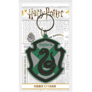 哈利波特 史萊哲林學院圖騰 橡膠鑰匙圈/HARRY POTTER/SLYTHERIN