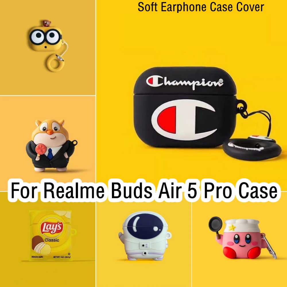 【保護套之家】適用於 Realme Buds Air 5 Pro 保護套超酷卡通系列適用於 Realme Buds Ai