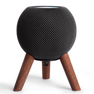 現貨秒發 Homepod mini支架 胡桃木蘋果音響支架 蘋果小音箱增高架 配件木底座 apple音箱桌面防滑