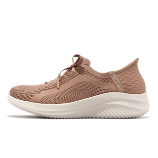 Skechers 休閒鞋 Ultra Flex 3.0 Slip-Ins 淺棕色 襪套 女鞋 ACS 149710TAN