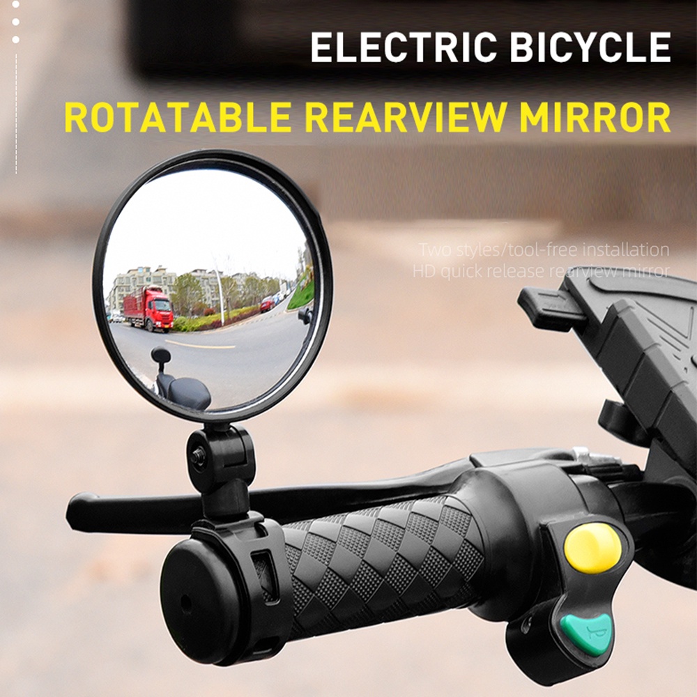 1pcs/2pcs電動車後視鏡摩托車後視鏡自行車配件後視鏡通用汽車後視鏡