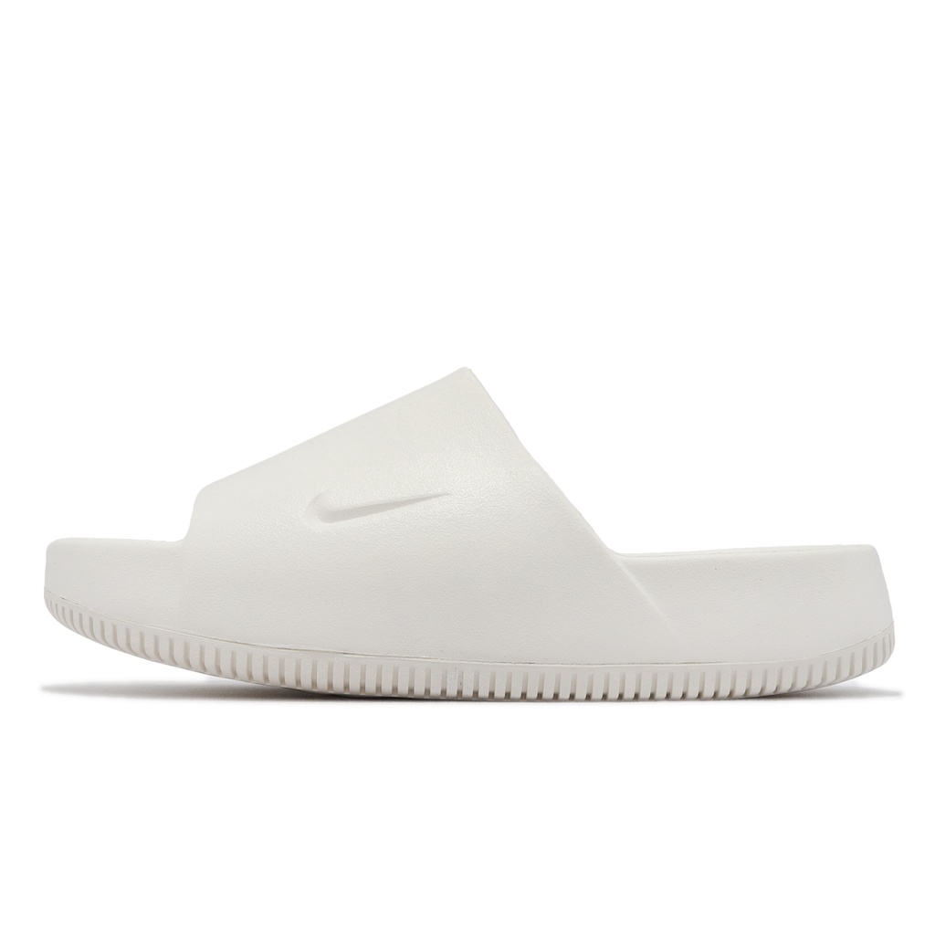 Nike 拖鞋 Calm Slide 白 Q彈 麵包拖 男鞋 涼拖鞋 【ACS】 FD4116-100