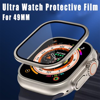 防刮高畫質鋼化玻璃全膜螢幕保護膜相容 Apple Watch Ultra IWatch 49 毫米