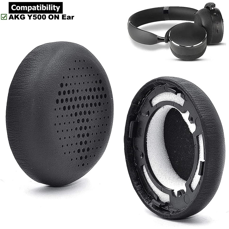 1 對耳墊適用於 AKG Y500 入耳式耳機耳墊墊海綿耳機耳罩