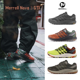 Merrell Nova 3 GTX Gore-Tex 防水 登山鞋 戶外鞋 男鞋 黑 橘綠 螢光黃 橄欖綠 【ACS】