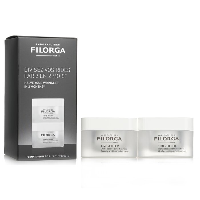 Filorga 菲洛嘉 - 時間填充二重奏組:2x 時間填充絕對抗皺修護霜 50ml