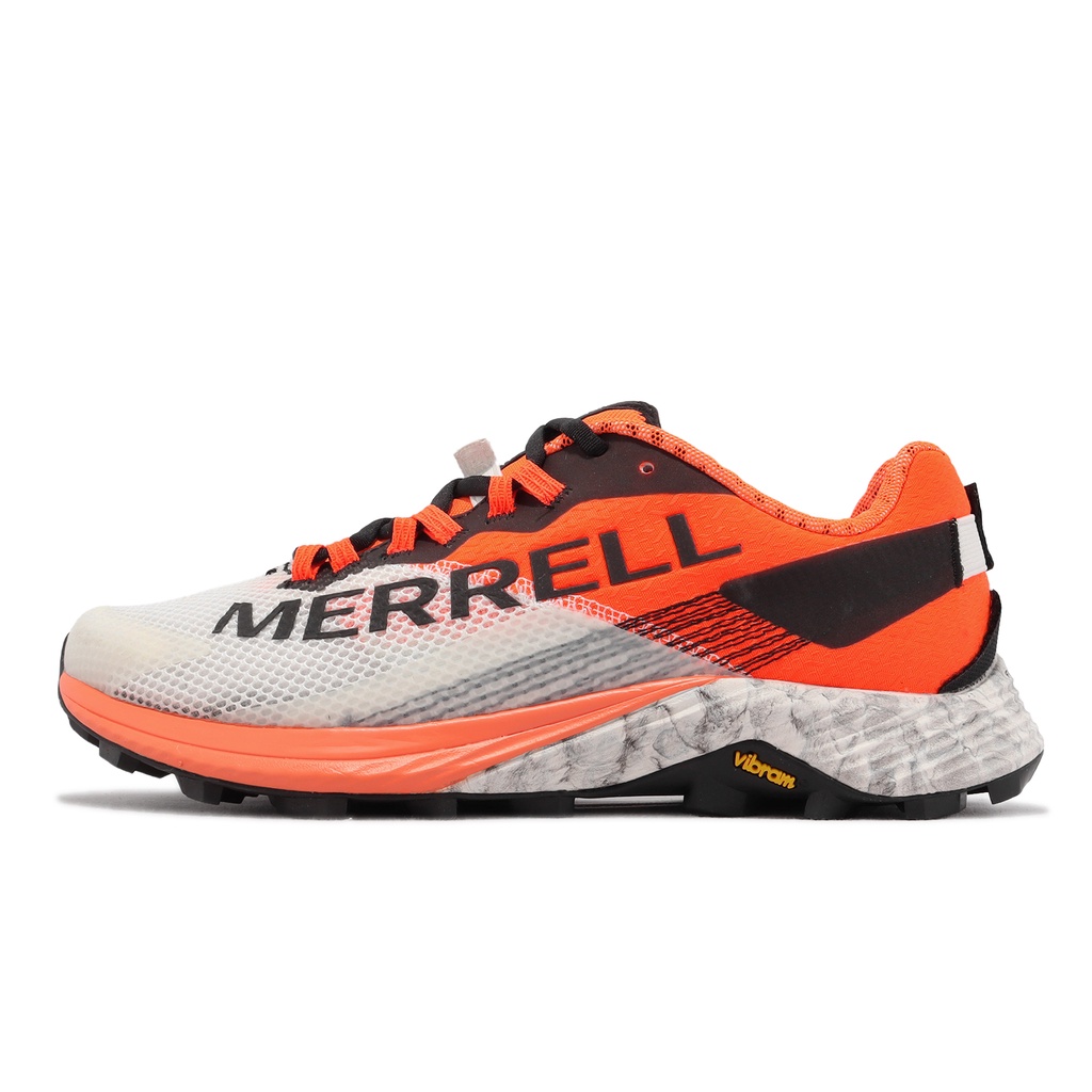 Merrell 越野跑鞋 MTL Long Sky 2 橘 白 黃金大底 Vibram 女鞋 ACS ML067690