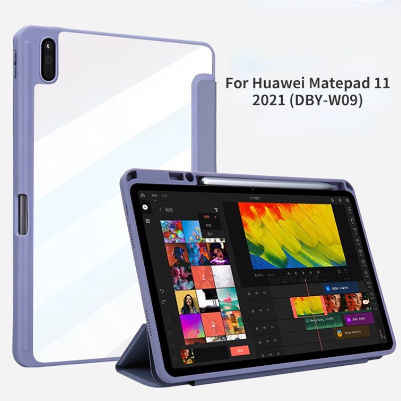 適用於華為 MatePad 11.5 英寸 2023 保護套帶筆架蓋磁鐵華為 MatePad Pro 11 10.8 S