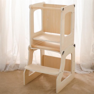 實木梯凳梯子 結實家用兒童摺疊凳 兩用梯椅多功能凳子 登高踏板樓梯