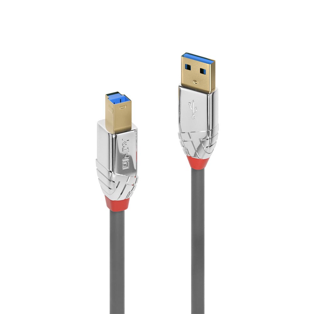 【LINDY 林帝】USB 3.0 TYPE-A公 對 TYPE-B公 傳輸線-2M