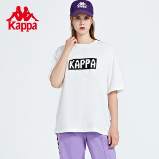 Kappa | 暢銷夏季情侶男女字母印花運動T恤休閒圓領上衣