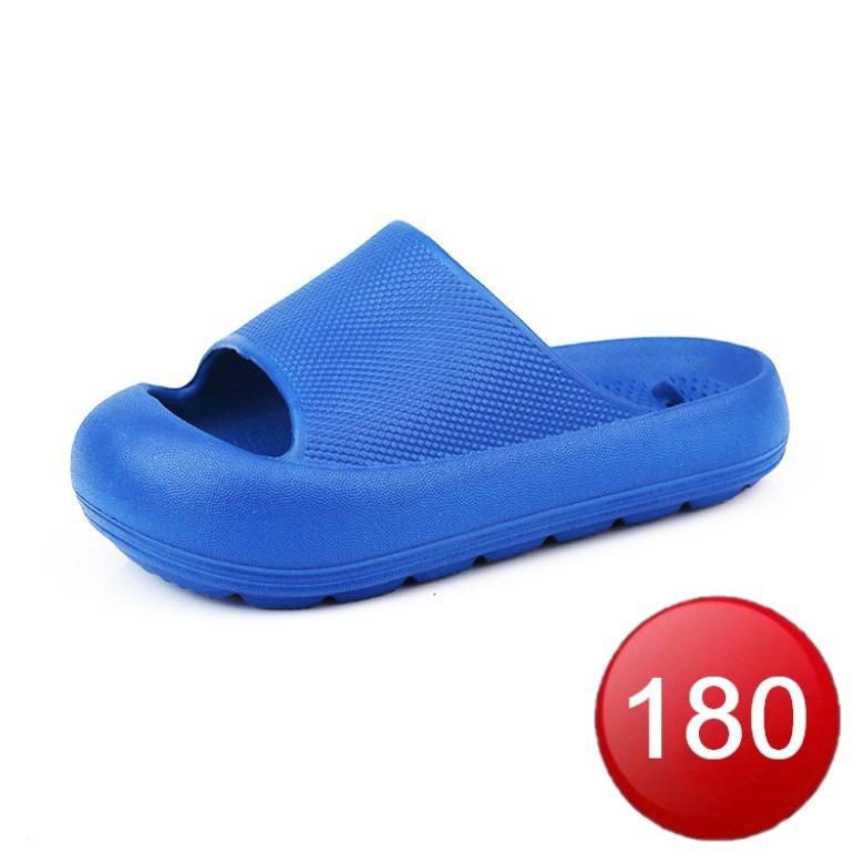 兒童純色排水防滑拖鞋-藍色(180)[大買家]