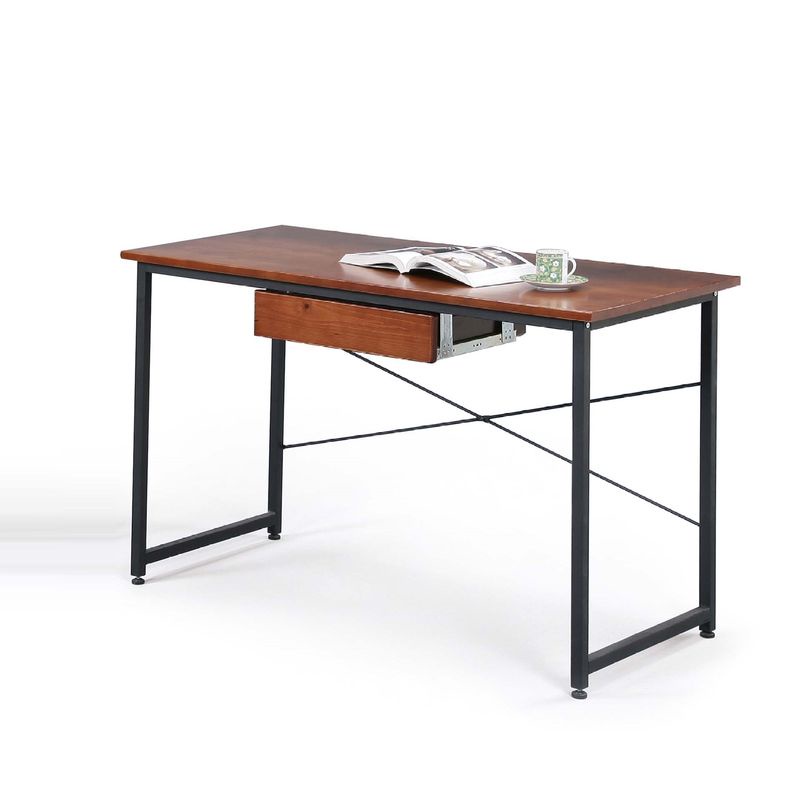 【SA778-5】簡易3尺書桌(含吊抽)(DIY)(東部及桃園以南請另詢運費)