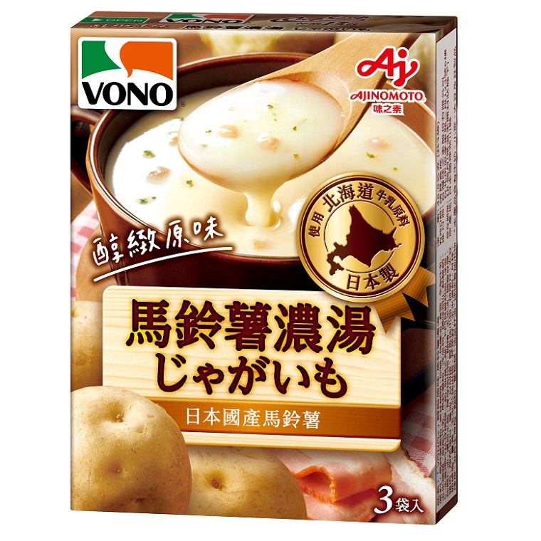 VONO 醇緻原味 濃湯(馬鈴薯 15.5公克X3袋/盒)[大買家]