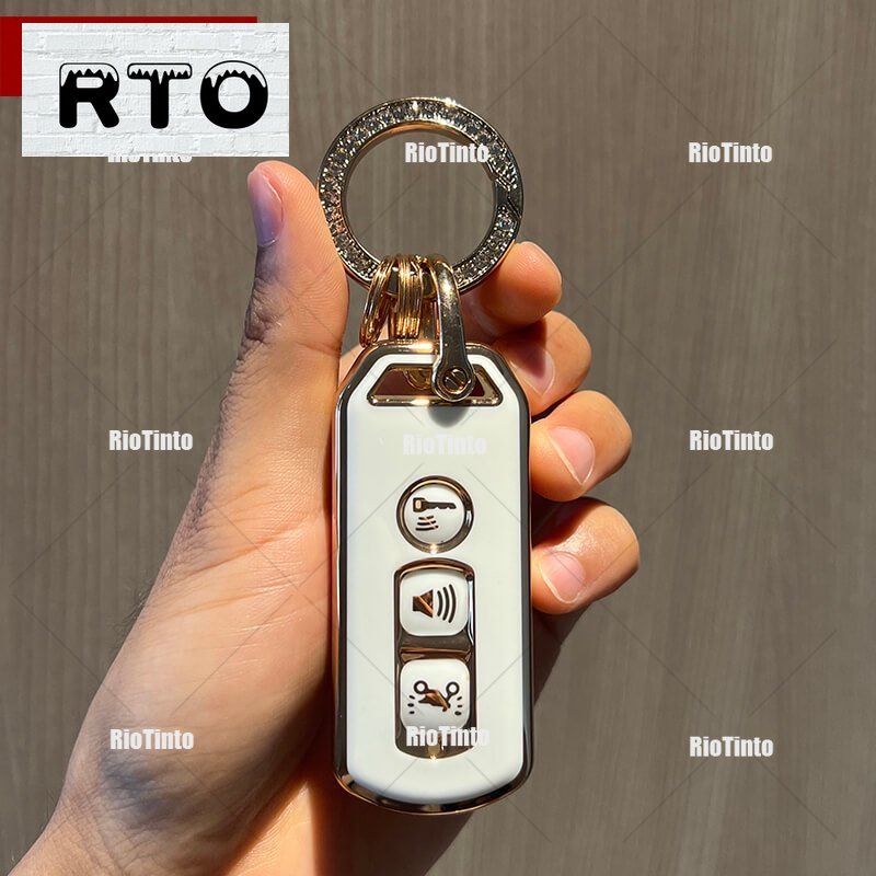 Riotinto Tpu 汽車鑰匙套適用於本田 PCX150 Forza350 Forza300 ADV150 Sh12