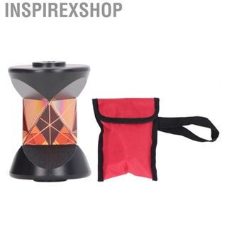 Inspirexshop 360 度迷你棱鏡全站儀迷你棱鏡紅膜 K9