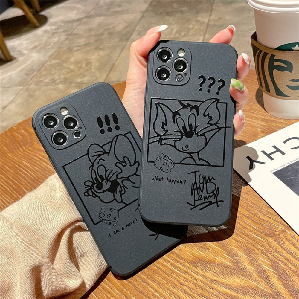 TIGER iPhone15 情侶傑利鼠 Tom and Jerry 超薄矽膠 iphone手機殼 適用 iPhone1