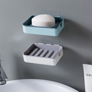 浴室免打孔肥皂架 無痕雙層瀝水置物架 肥皂盒 香皂盒