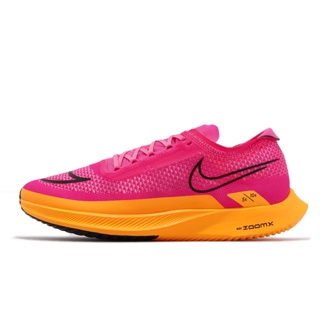 Nike 競速跑鞋 ZoomX Streakfly 10K 5K 速度型 薄底 桃紅 橘黃 男鞋 DJ6566-600