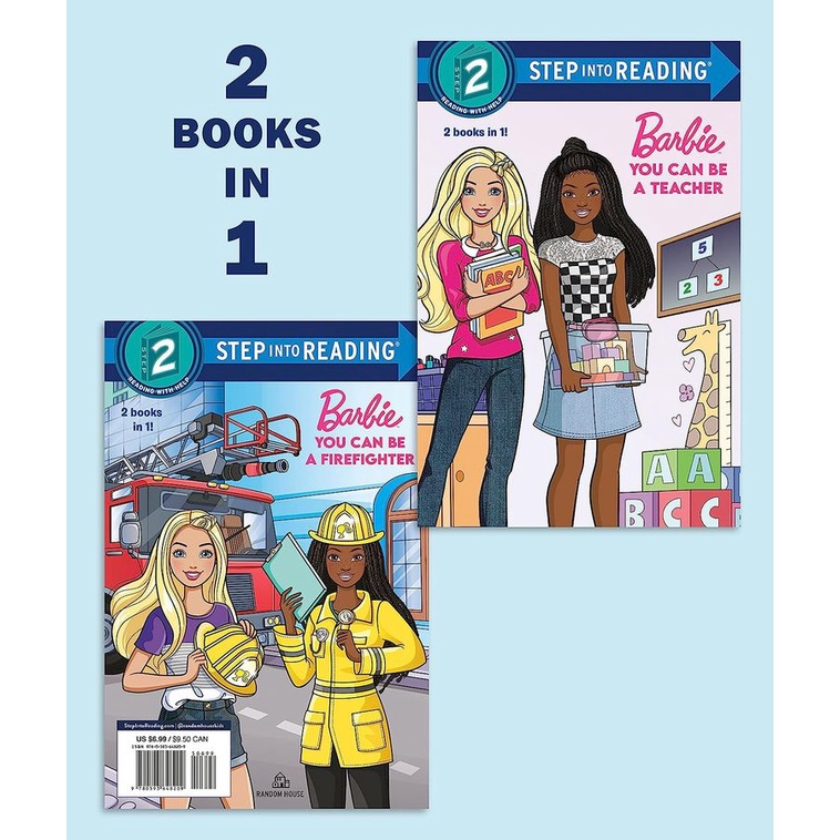 Step into Reading Step 2: Barbie You Can Be a Teacher/You Can Be a Firefighter/Random House eslite誠品