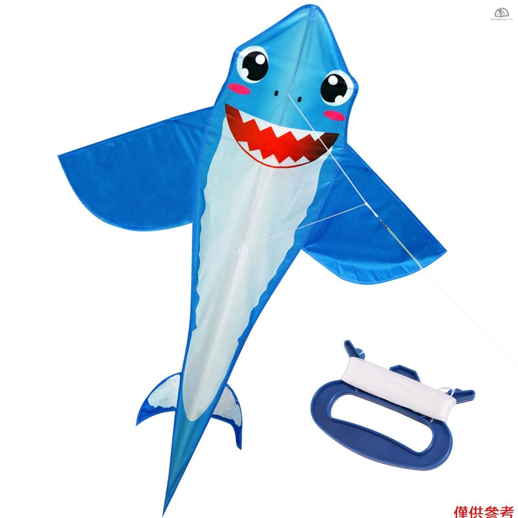 SRYF1 鯊魚風箏 新款大尺寸風箏 兒童動物海洋風箏 Shark Kite 藍鯊魚