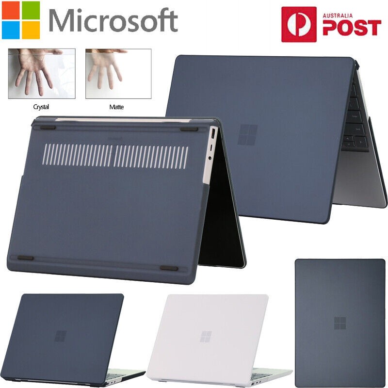 適用於 Microsoft Surface Laptop Go 2 3 4 5 13.5 15 英寸啞光保護套塑料 PC