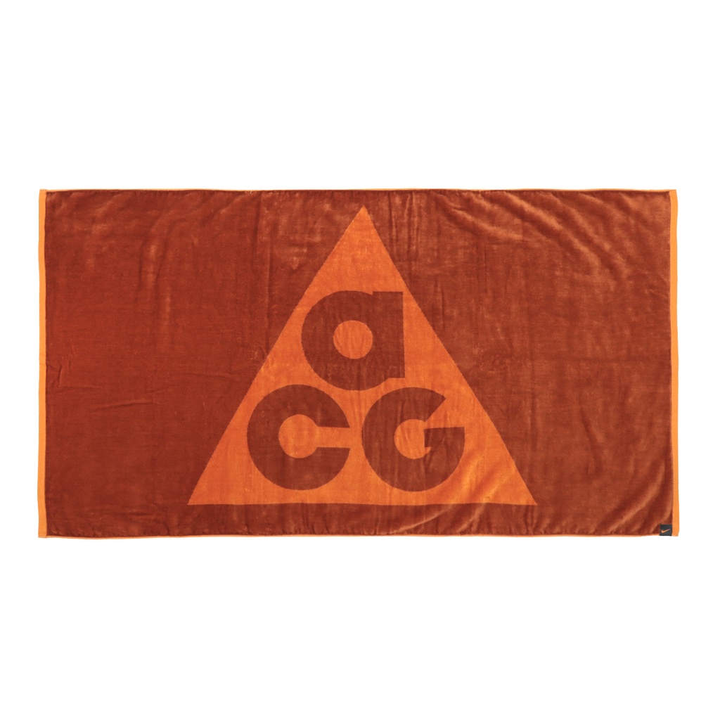 Nike ACG Towel 大毛巾 浴巾 純棉 橘 磚紅 大LOGO 雙面 【ACS】 N100882020-1OS