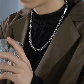 【20ss select】現貨秒出 ！韓國飾品 星芒鑽拼接古巴項鍊 手鍊 男生項鍊 男生手鍊 女生項鍊 女生手鍊 項鍊