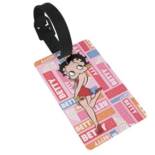Betty Boop 卡通行李牌旅行箱包登機牌旅行配件