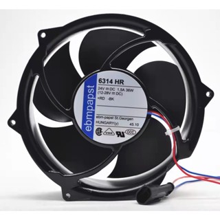 6314HR 6314HU原裝ebmpapst 24V ACS510變頻器ABB散熱防水風扇36W