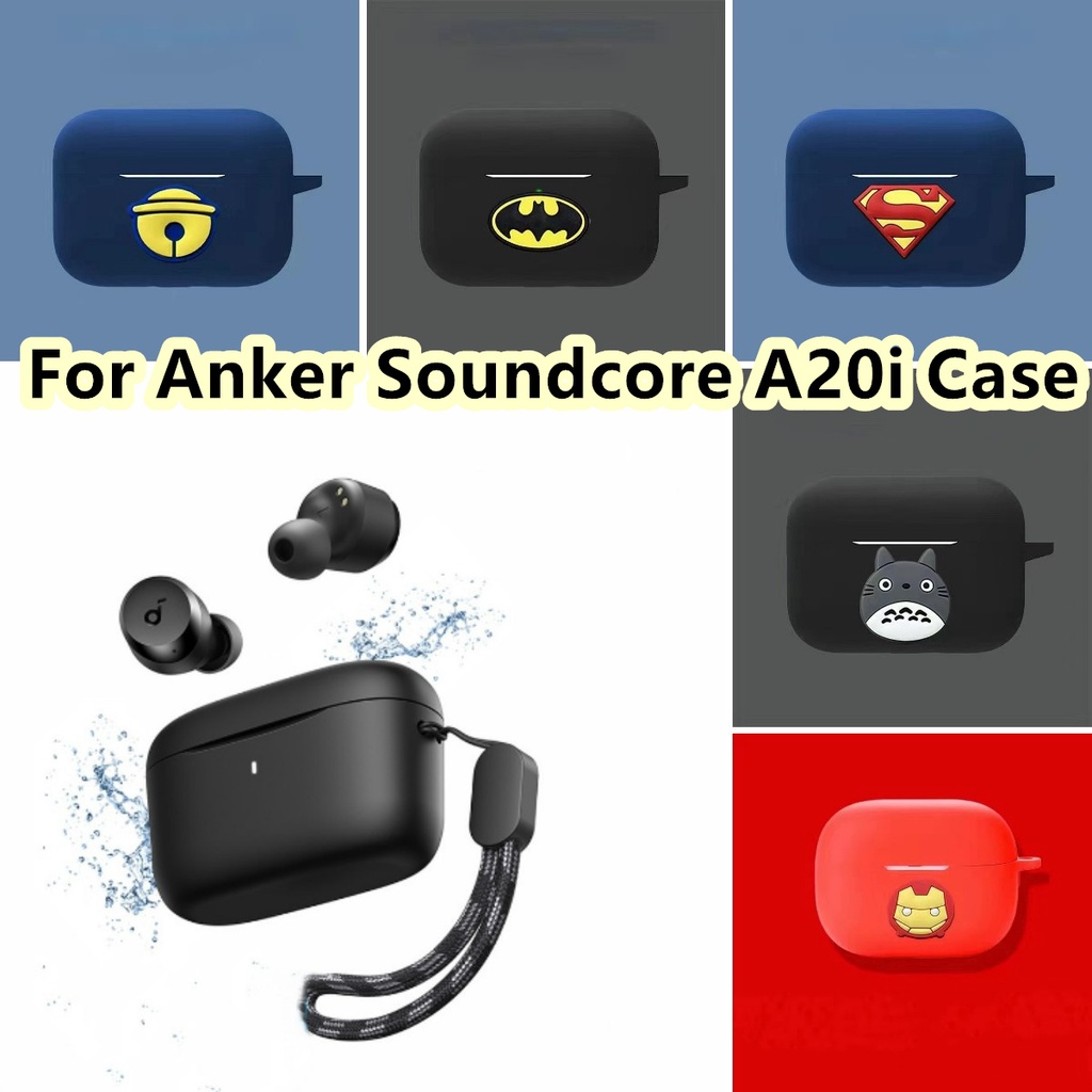 【案例之家】適用於 Anker Soundcore A20i 外殼純色簡約卡通適用於 Anker Soundcore A