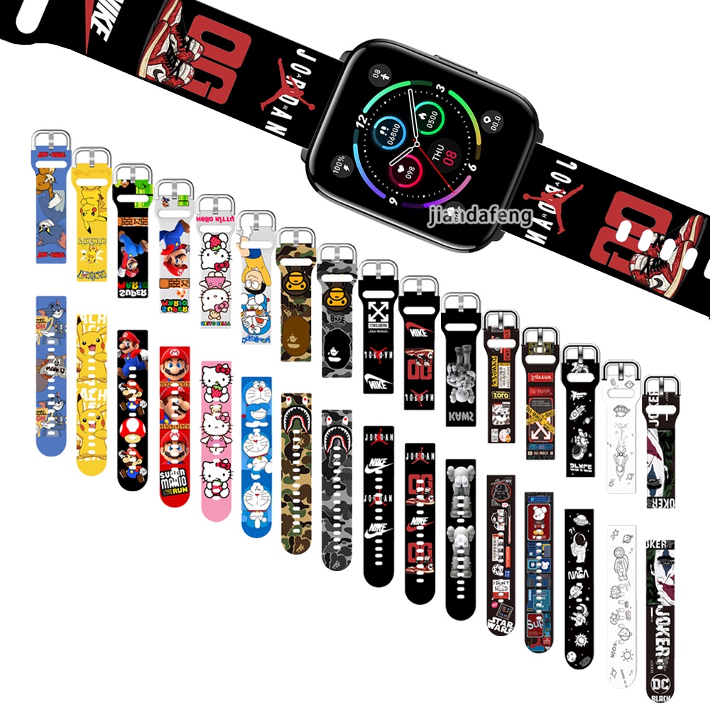 Mibro Watch Lite C2 印花迷彩矽膠錶帶時尚潮流錶帶