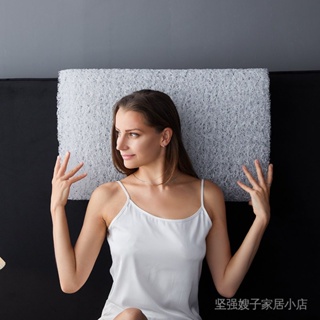 ￥9J（）貝瑞 4d空氣縴維枕頭透氣清涼枕護頸可水洗防蟎枕芯【麵包枕】