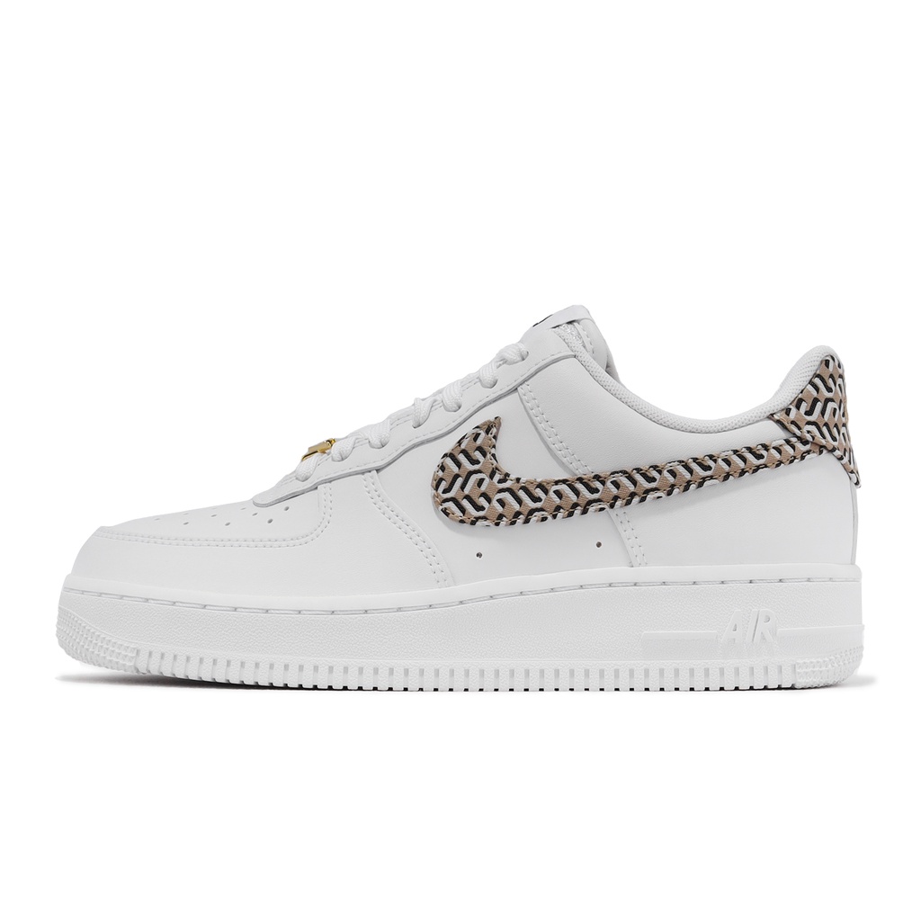 Nike 休閒鞋 Wmns Air Force 1 LX 白 金 籃網格 女鞋 AF1 【ACS】 DZ2709-100