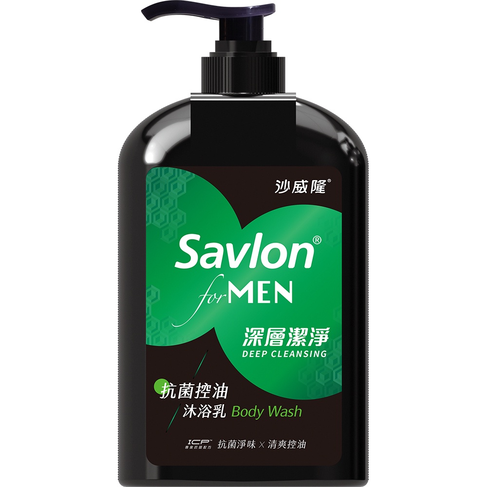 Savlon 沙威隆抗菌控油沐浴乳-深層潔淨670ml