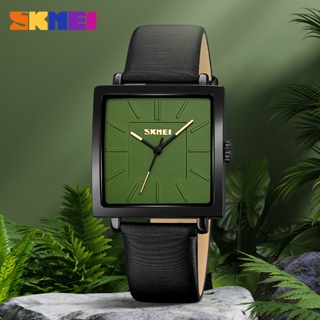 女士石英手錶 SKMEI 頂級品牌男士手錶 30 米防水女士休閒簡約手錶