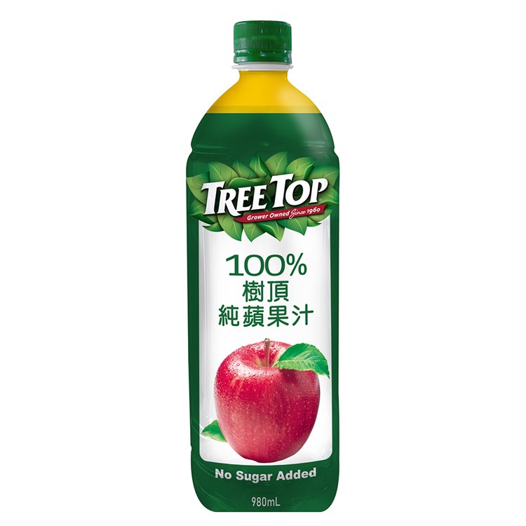 樹頂 100%純蘋果汁(980ml)[大買家]