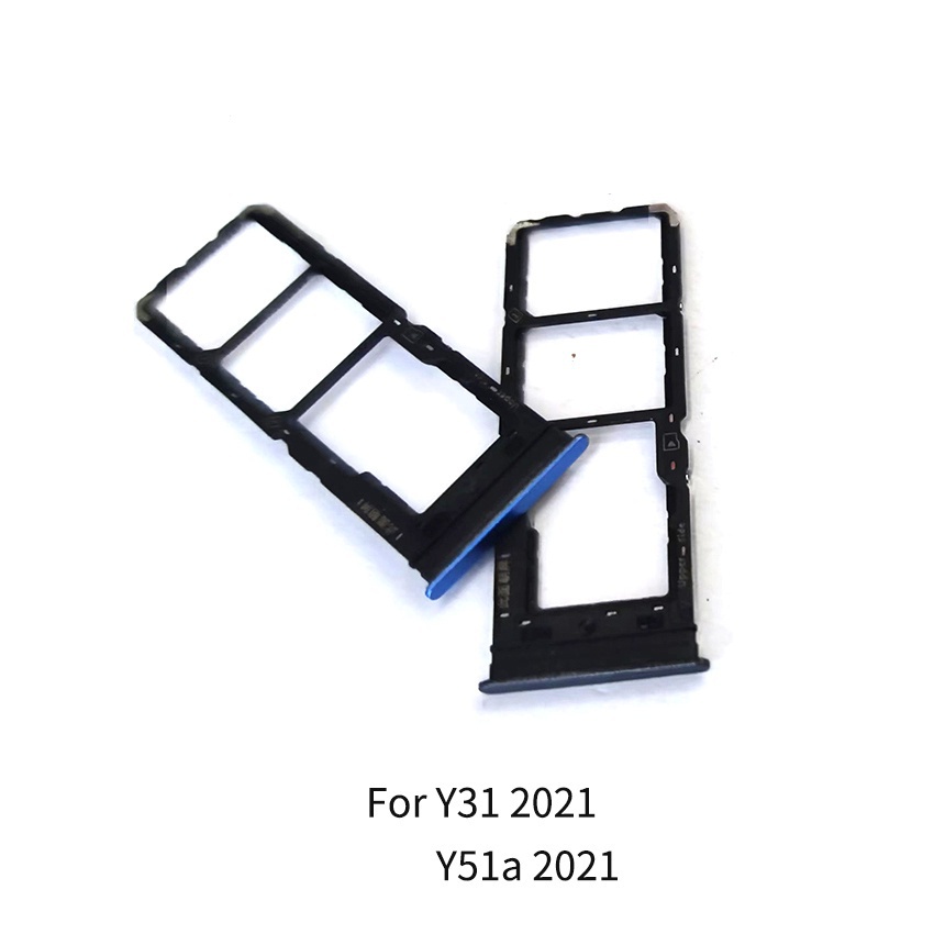 適用於 Vivo Y31 2021 / Y32 2021 / Y51a 2021 SIM 卡托盤插槽支架適配器插座維修零