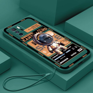 XIAOMI 全新外殼小米redmi note 10 pro 4G宇航員手機殼保護套直邊矽膠保護套送同款掛繩