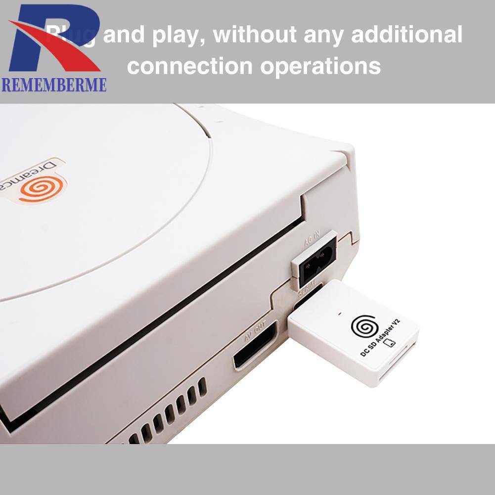 世嘉DC遊戲主機SD/TF讀卡器 SEGA Dreamcast Dreamshell v4.0（不兼容619876）