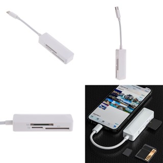 DLAY USB C 讀卡器 TFSD XD 3 合 1 讀卡器適用於筆記本電腦手機平板電腦