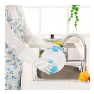 洗碗手套防水矽橡膠洗碗手套/橡膠手套歡快
