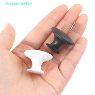 Loveoionia1 單把手拉手櫥櫃抽屜拉手螺絲塑料基本圓形抽屜把手