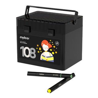 mideer雙頭油性麥克筆/ 108色 eslite誠品