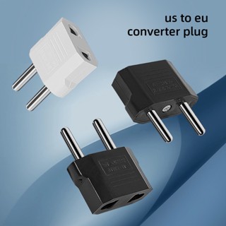 1 件便攜式實用 6A 美國轉歐盟 ABS 塑膠充電器轉換器 4/4.8 毫米針優質輕便旅行充電器插頭適配器