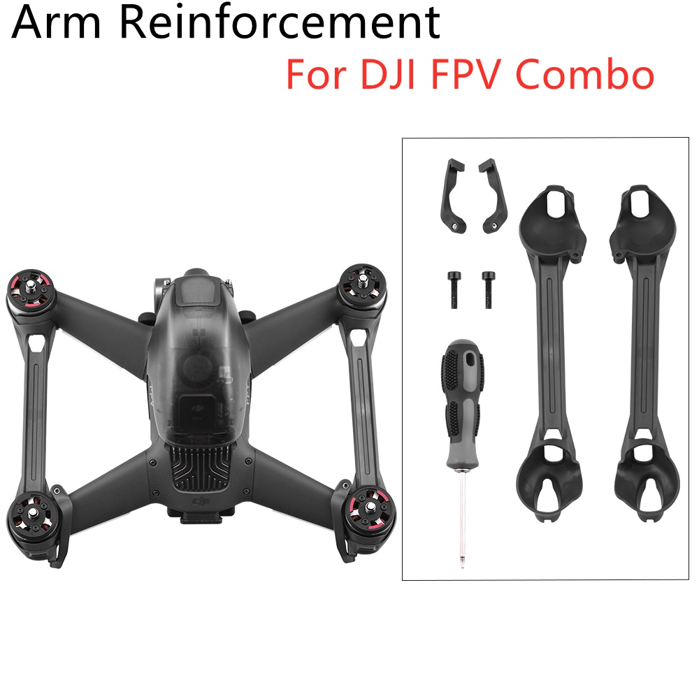 適用於 DJI FPV Combo 維護臂加固無人機臂護腕保護器適用於 DJI FPV 無人機更換配件