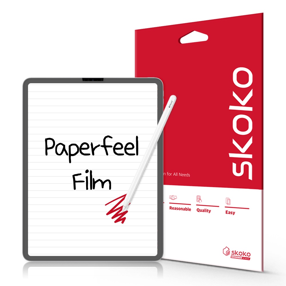 Skoko iPad Pro 第 6 代 12.9 英寸 M2 繪圖紙紋理屏幕保護膜
