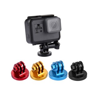 臺灣現貨🔥底座GoPro Hero13/12 CNC鋁合金 Insta360 轉接頭 金屬三腳架承接座 1/4孔轉接座