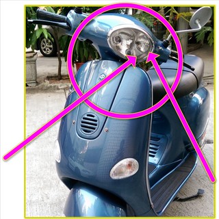 vespa 偉士牌ET8 魚眼H7大燈 ET8魚眼 ET8大燈 ET8燈vespa大燈魚眼H7 vespa超白光LED